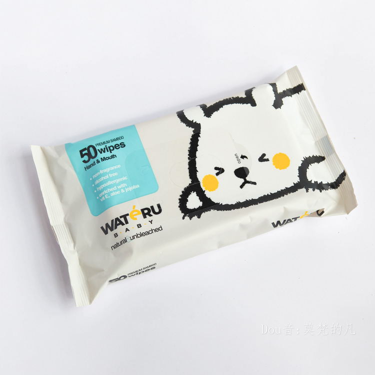 Wholesale OEM bamboo disposable bamboo wet bay wipes Water Natural ...