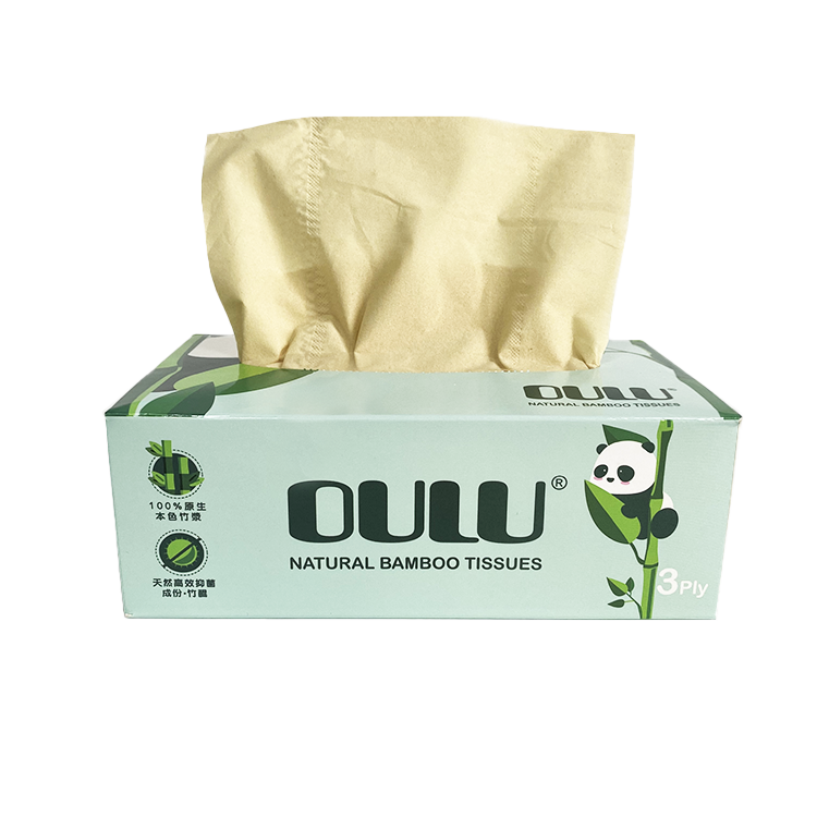 Wholesale 3 Ply multipurpose facial tissue soft durable bamboo facial